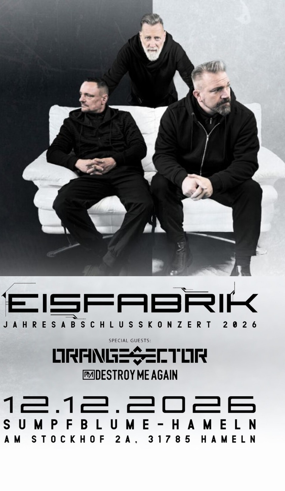 Eisfabrik Jahresabschlusskonzert 2026 Hameln (Slider) Eisfabrik Jahresabschlusskonzert 2026 – Sumpfblume Hameln